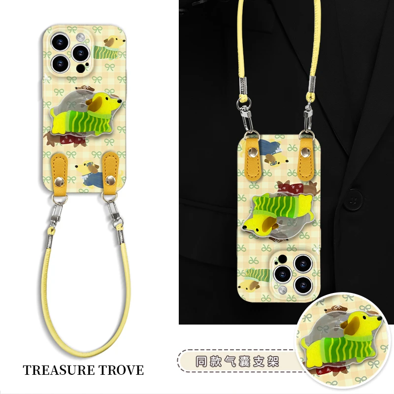 适用于苹果16/17华为OPPO小米VIVO简约可爱LJ软菲林手机壳DA0027