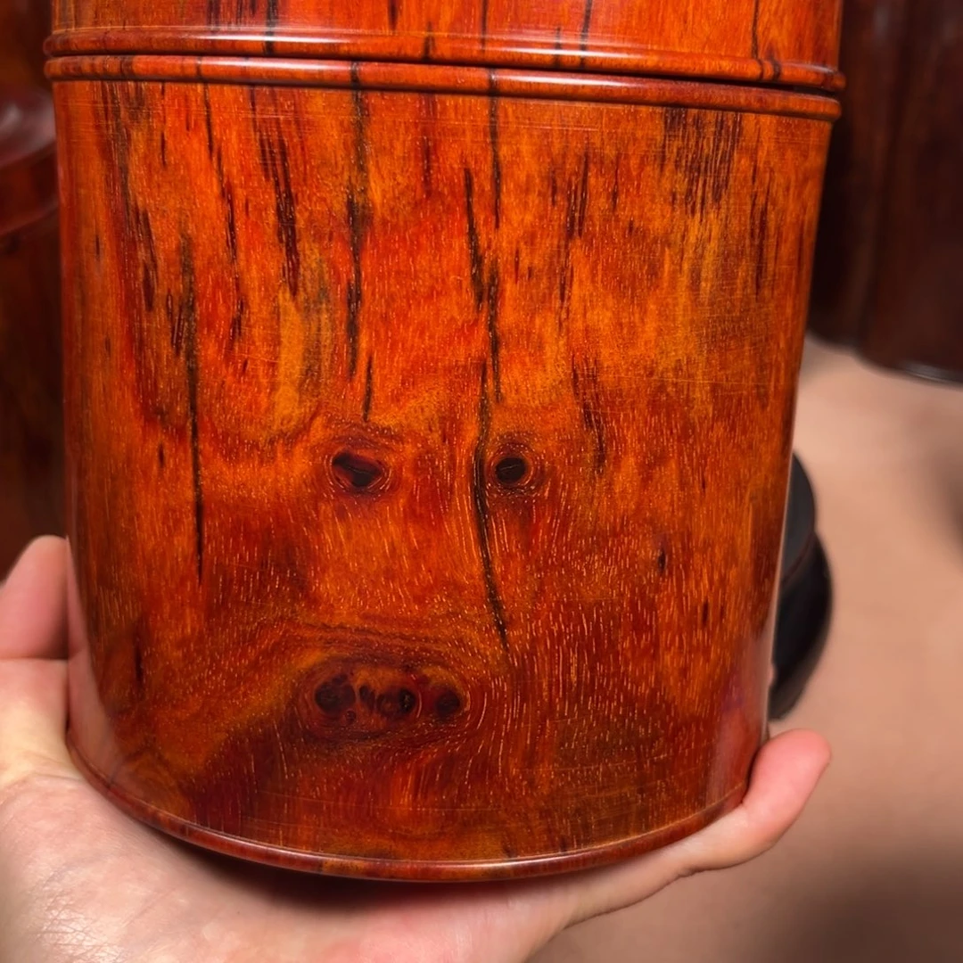 檀香木小叶茶叶罐