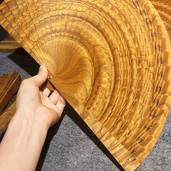 金丝楠帝**工金丝楠扇子21