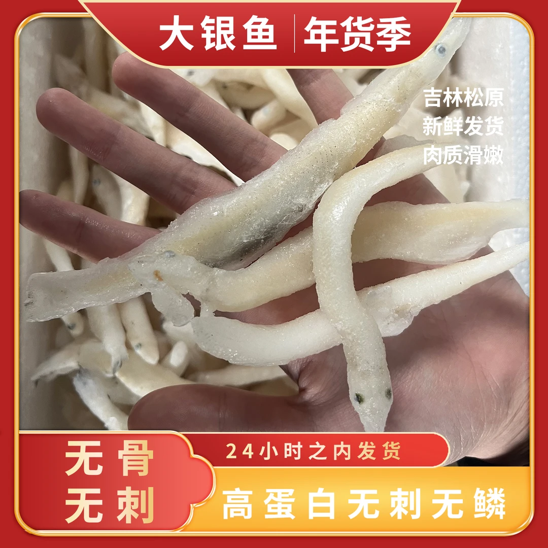 查干小镇野生银鱼4斤装营养美味宝宝辅食无鳞无骨无刺