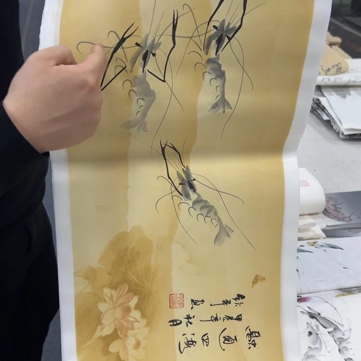 国画纯手绘字画国画宣纸