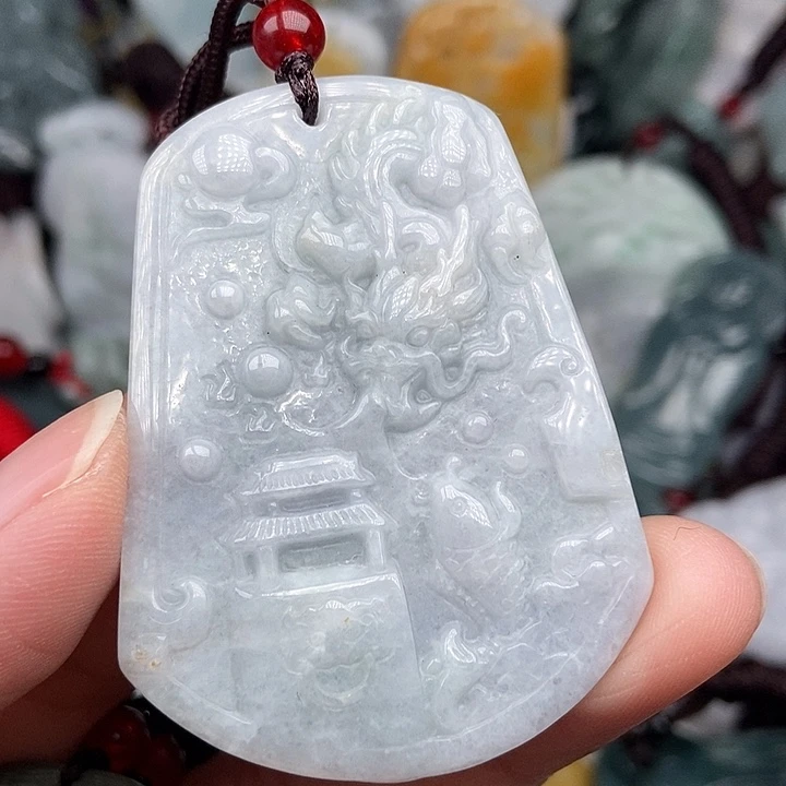 颈饰未镶嵌翡翠翡翠