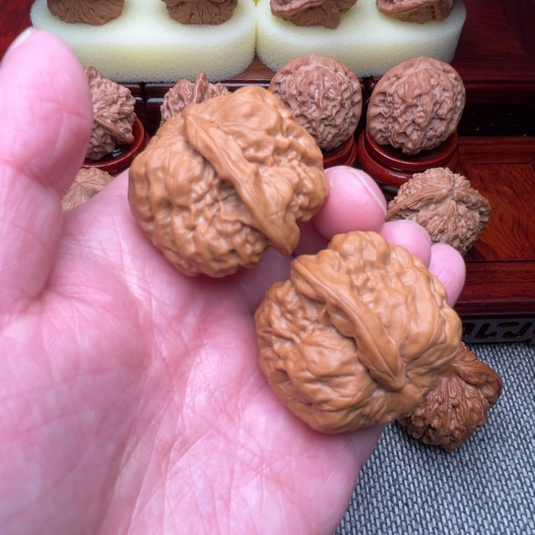 文玩核桃吊坠蛤蟆头一帆风顺