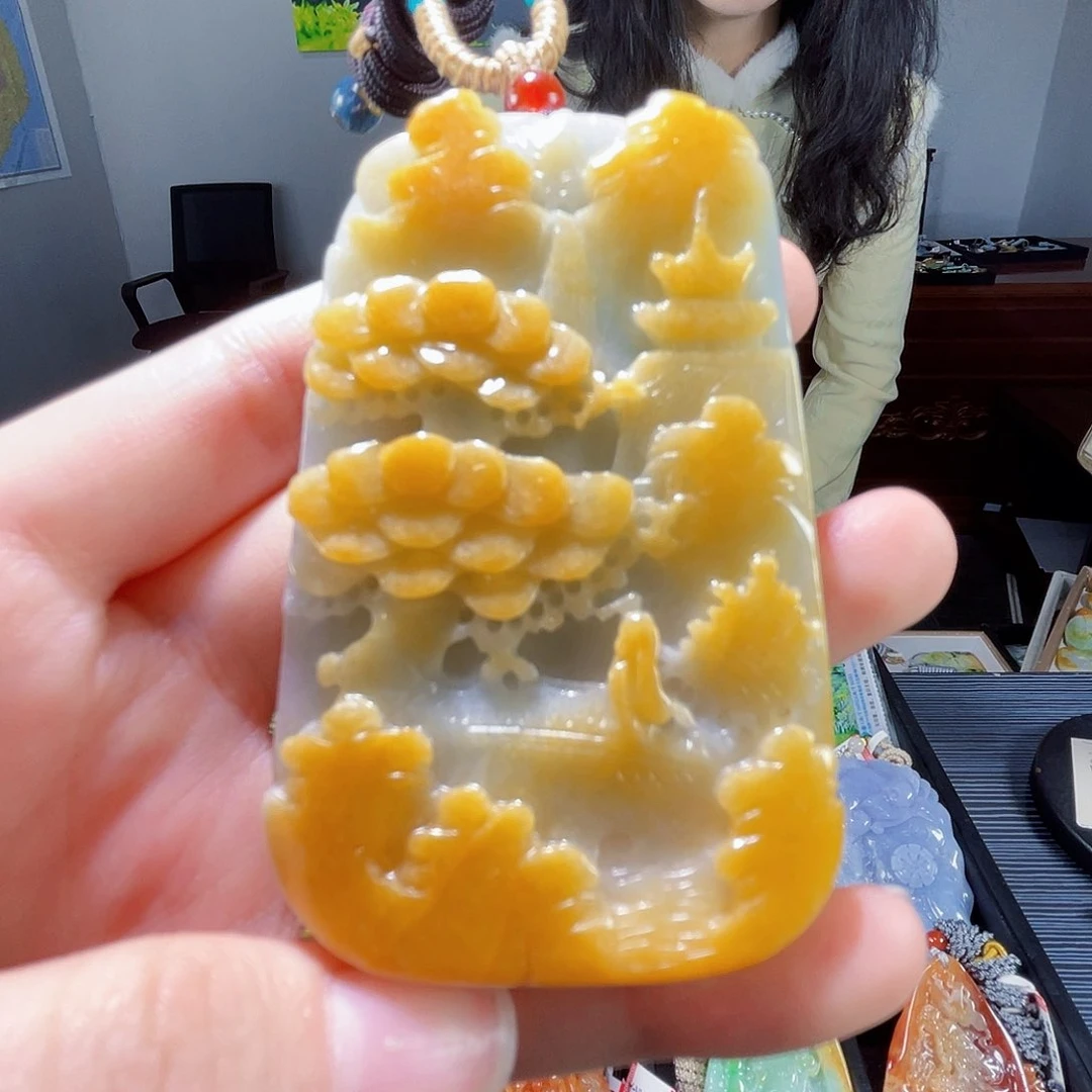 颈饰未镶嵌翡翠翡翠