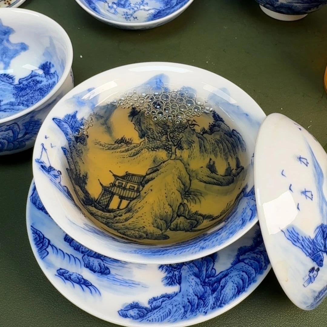 景德镇纯手绘茶具圆圆276