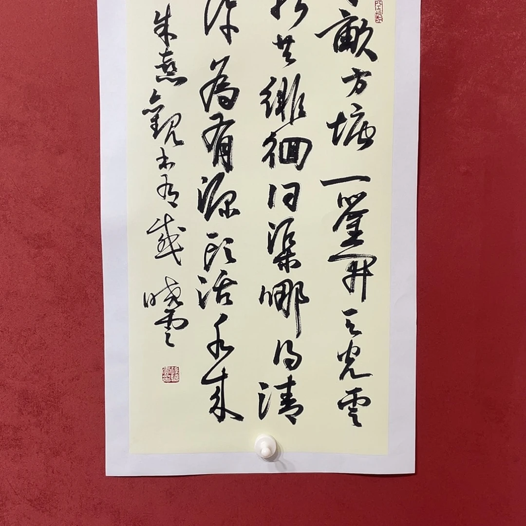 书法半亩方塘直播大漏