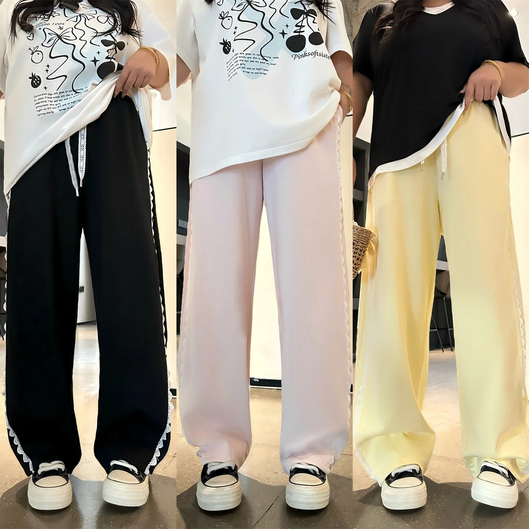 断码捡漏~海盐冷萃 / 夏款空气层弯刀裤14413花契大码200斤胖mm