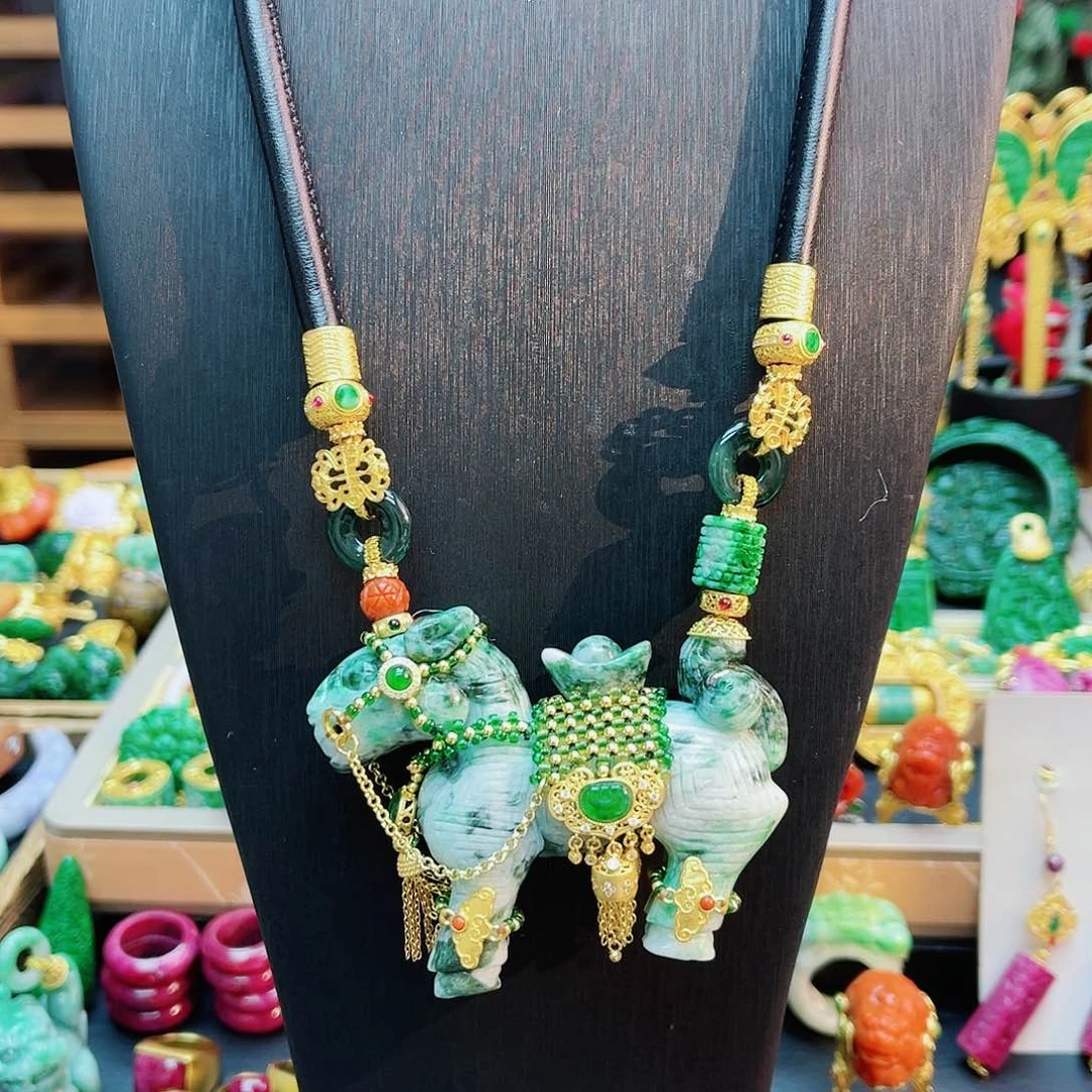 颈饰合金翡翠48小时鉴赏期