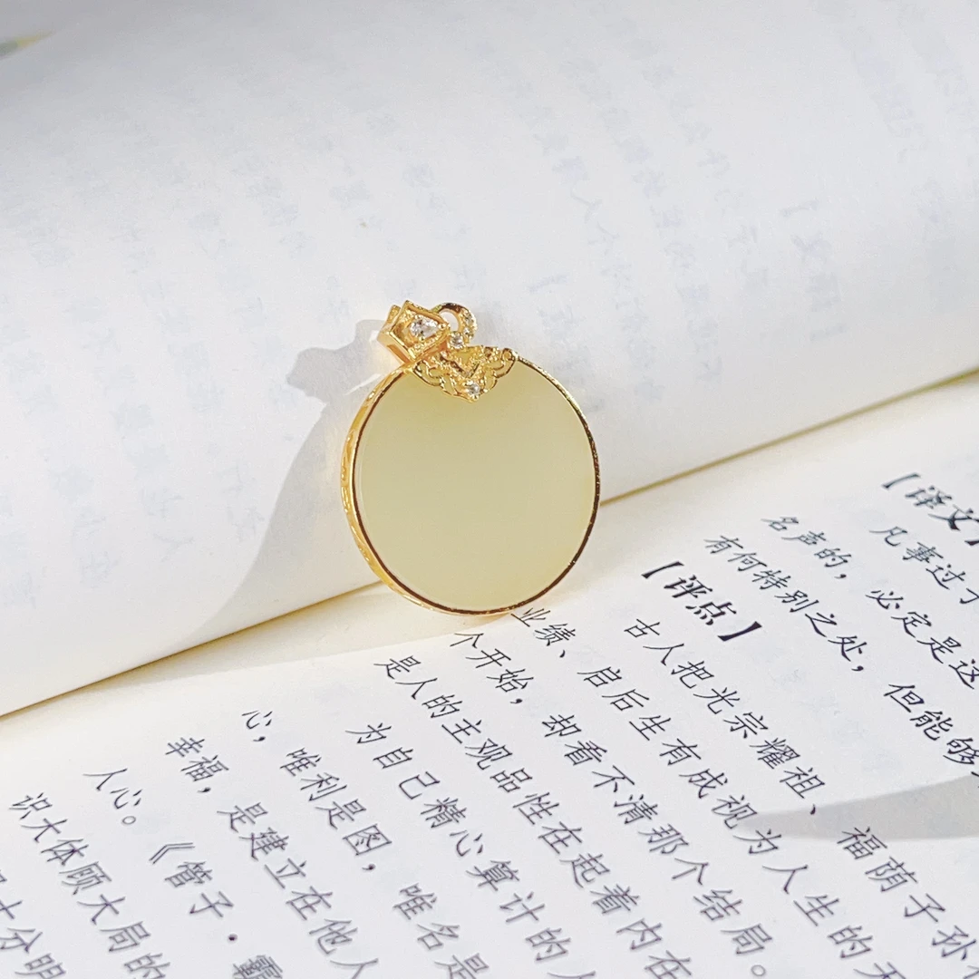 【瑶瑶专属】S925和田玉无事牌吊坠多样性发一22*3 AE0952