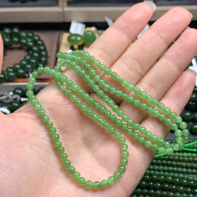 【闪购商品】和田玉（碧玉）颈饰未镶嵌4m