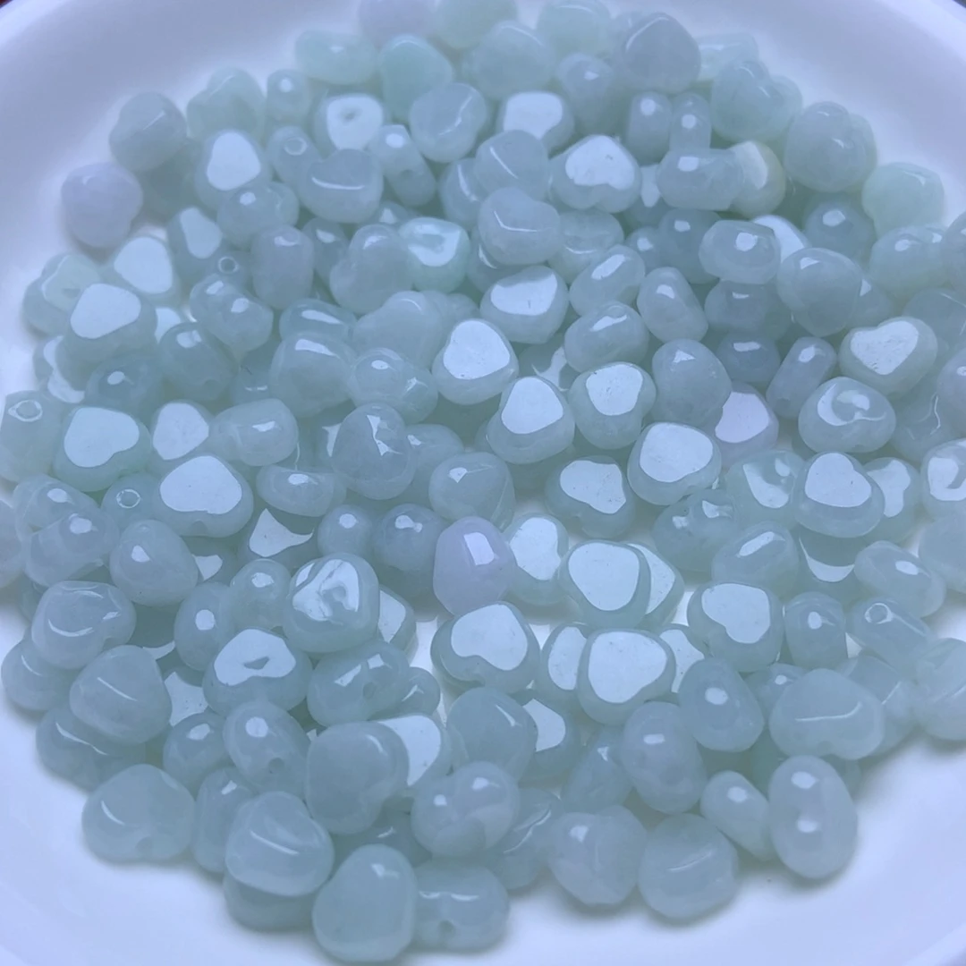 未镶嵌手链翡翠卡7冰晴爱心30个