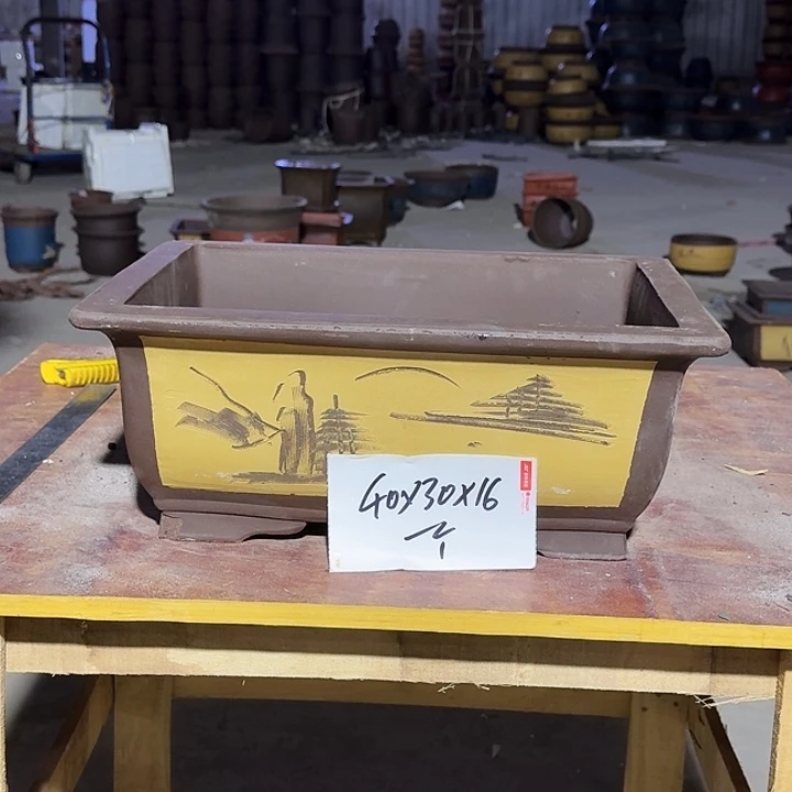 紫砂花盆手工制作5