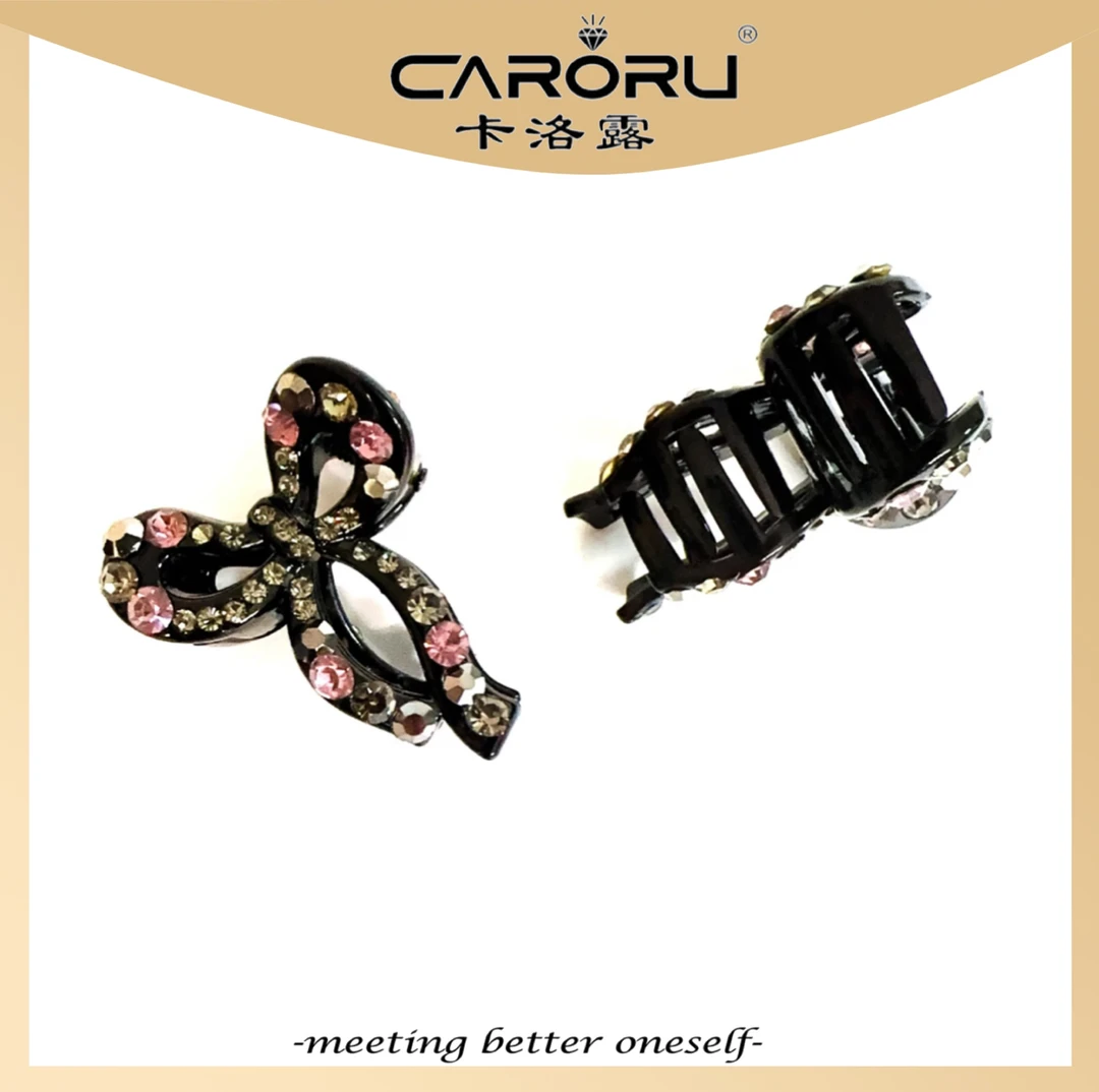 CARORU_卡洛露【小裙摆】韩国东大门4cm抓夹气质百搭简约时尚