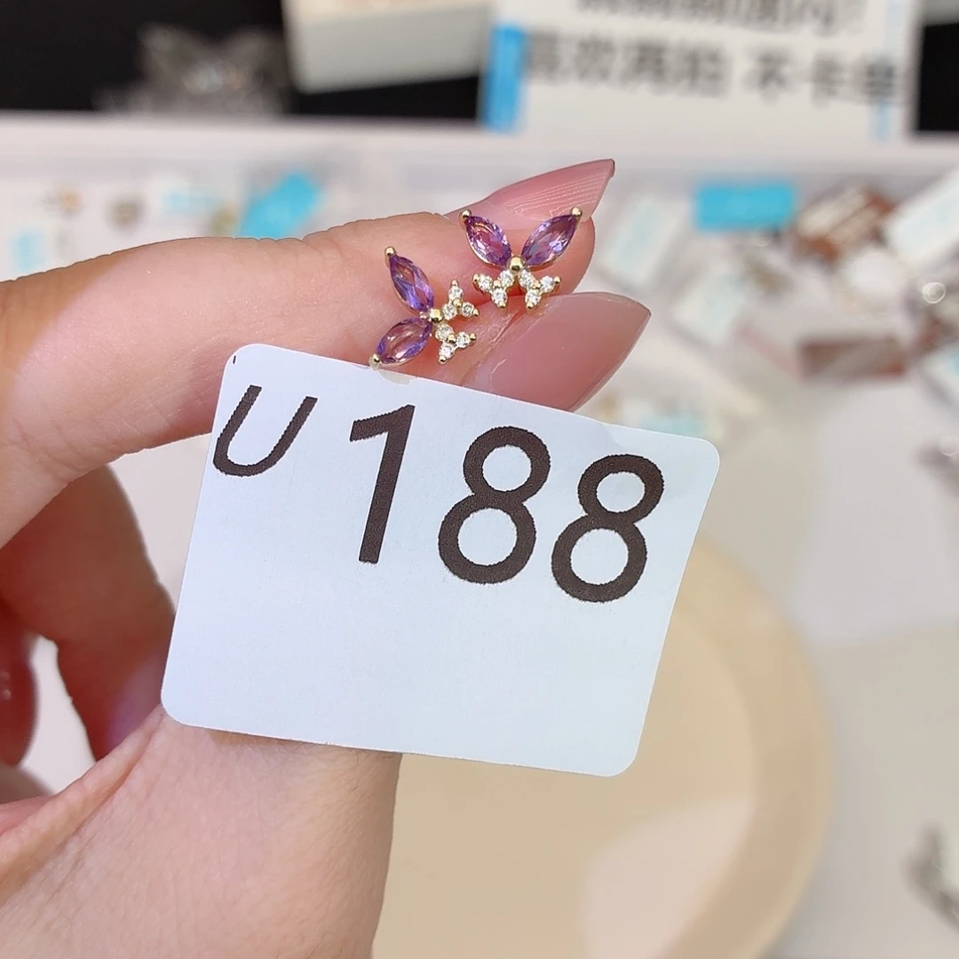 银S925镶嵌珠宝半成品水晶
