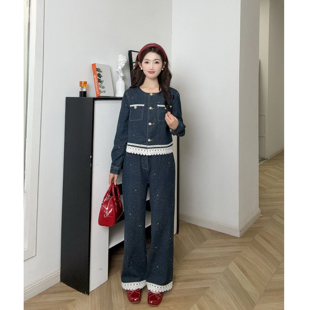 IEF/爱依服2025新款秋季牛仔上下套裤