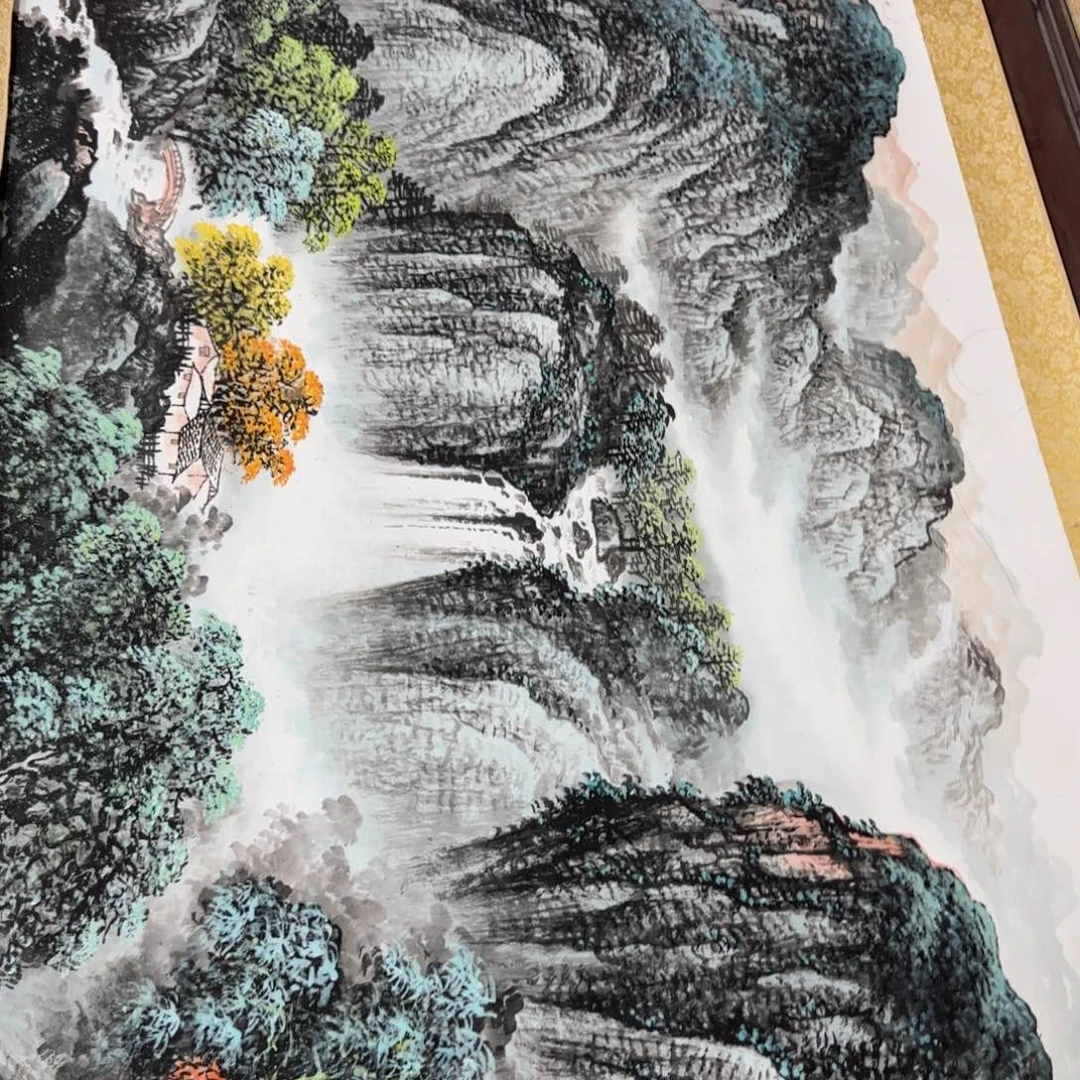 g***eQC原创横山水作品！带证书！限购一单