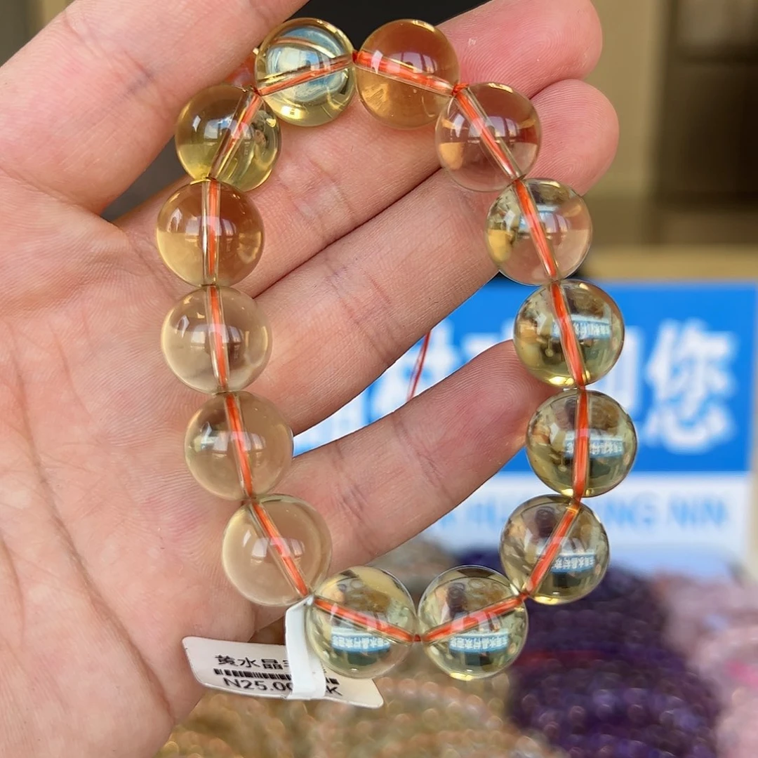 水晶手链未镶嵌天然水晶手链13米➕