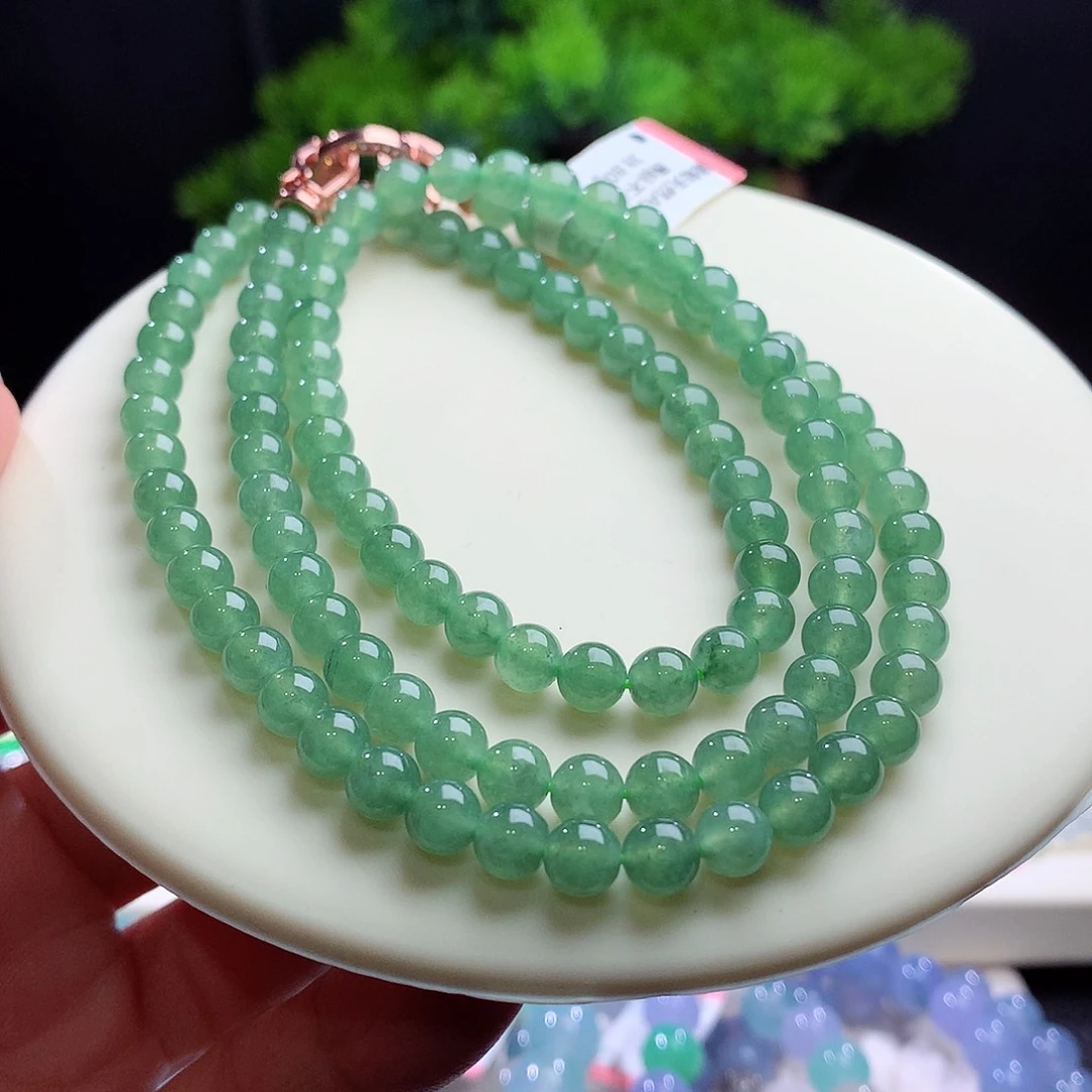 项链未镶嵌翡翠卡6mm