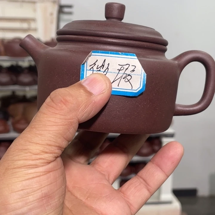 紫砂茶壶60目紫泥德中240cc