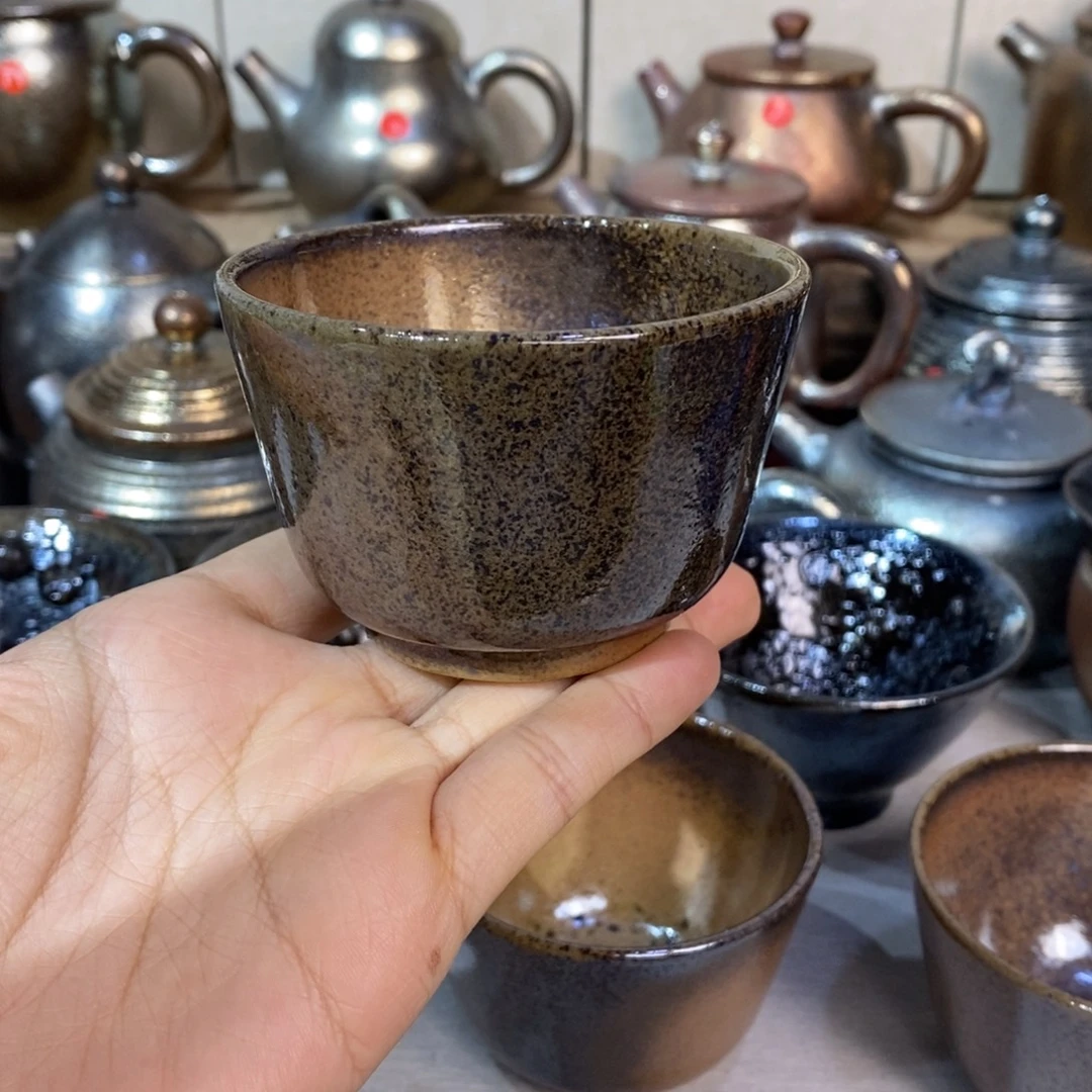 远***瞩云南建水紫陶柴烧杯