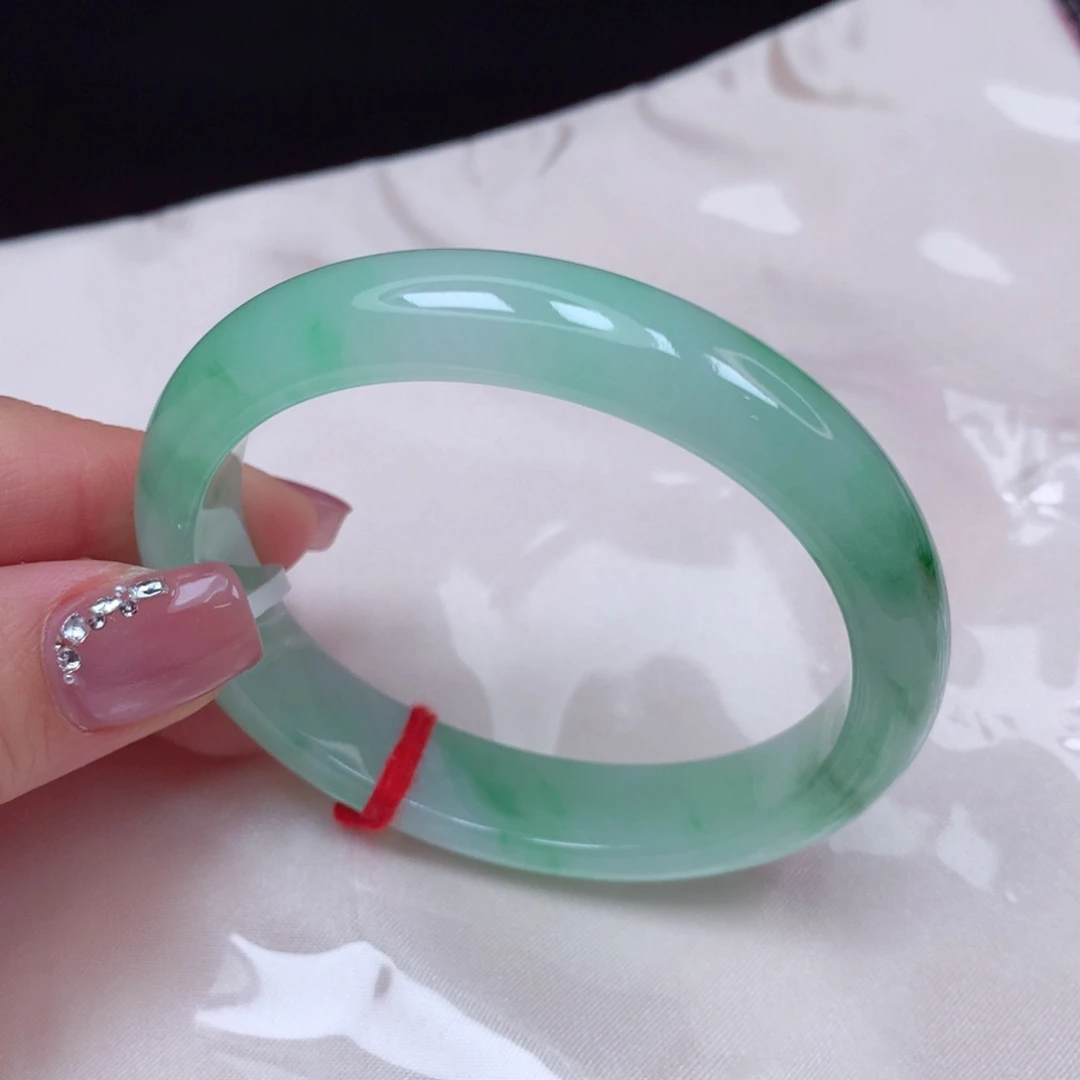 翡翠手镯未镶嵌手镯54贵妃