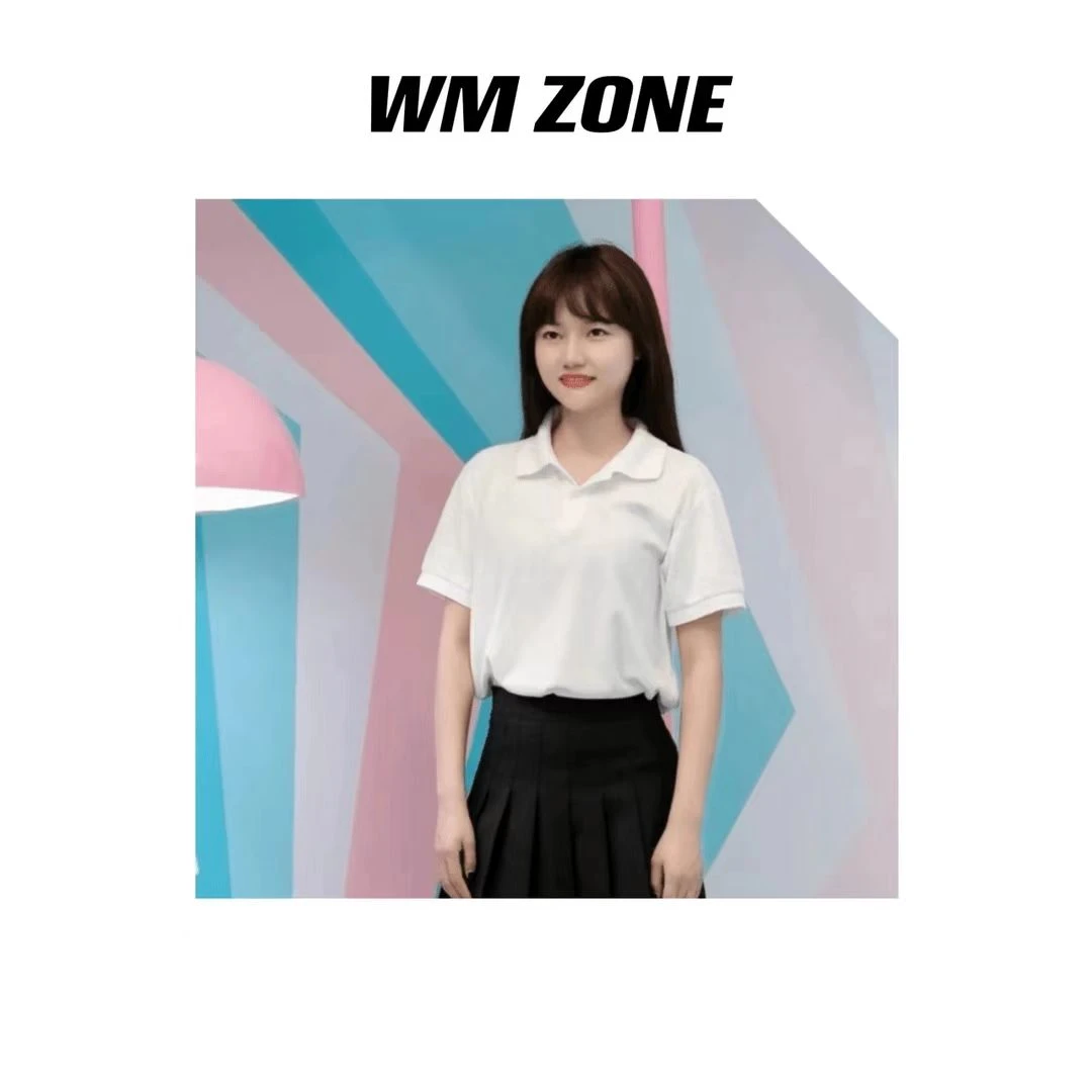 虎儿 4-3-2342 贴布刺绣网眼透气POLO短袖