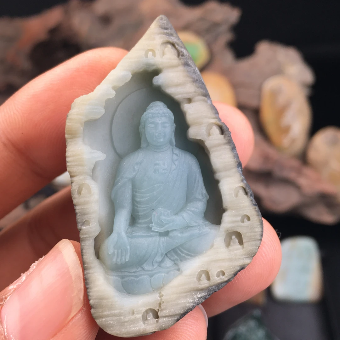 定制翡翠阿弥陀佛