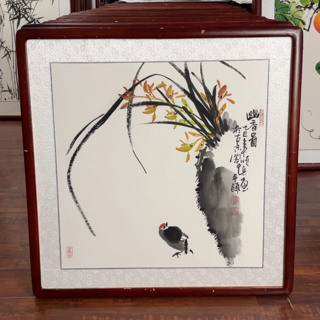 国画带框尺寸63*63厘米