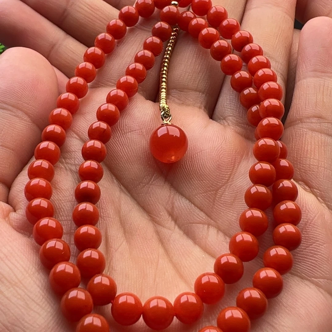 南红玛瑙圆珠5.6未镶嵌