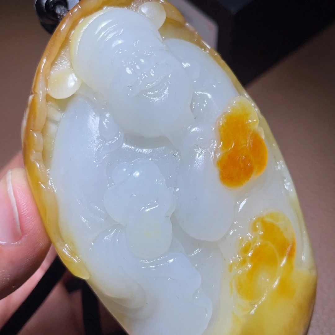 和田玉未镶嵌颈饰d2