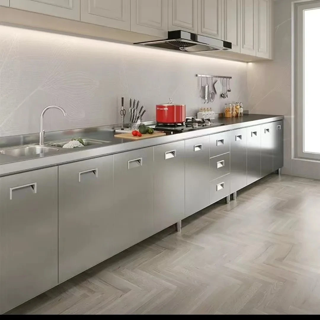 不锈钢4层定制款13.025米不锈钢柜体单盆