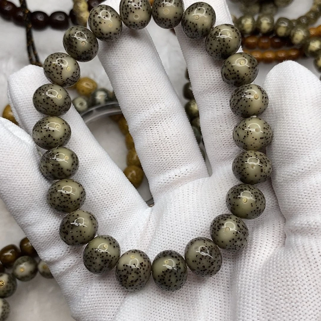 手串星月菩提石玉料