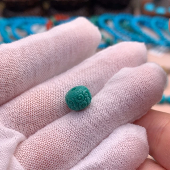 绿松石未镶嵌湖北天然原矿绿松石9.2