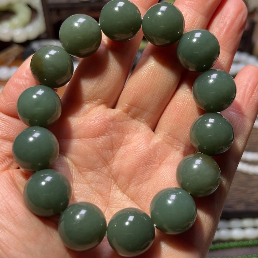 和田玉未镶嵌手链