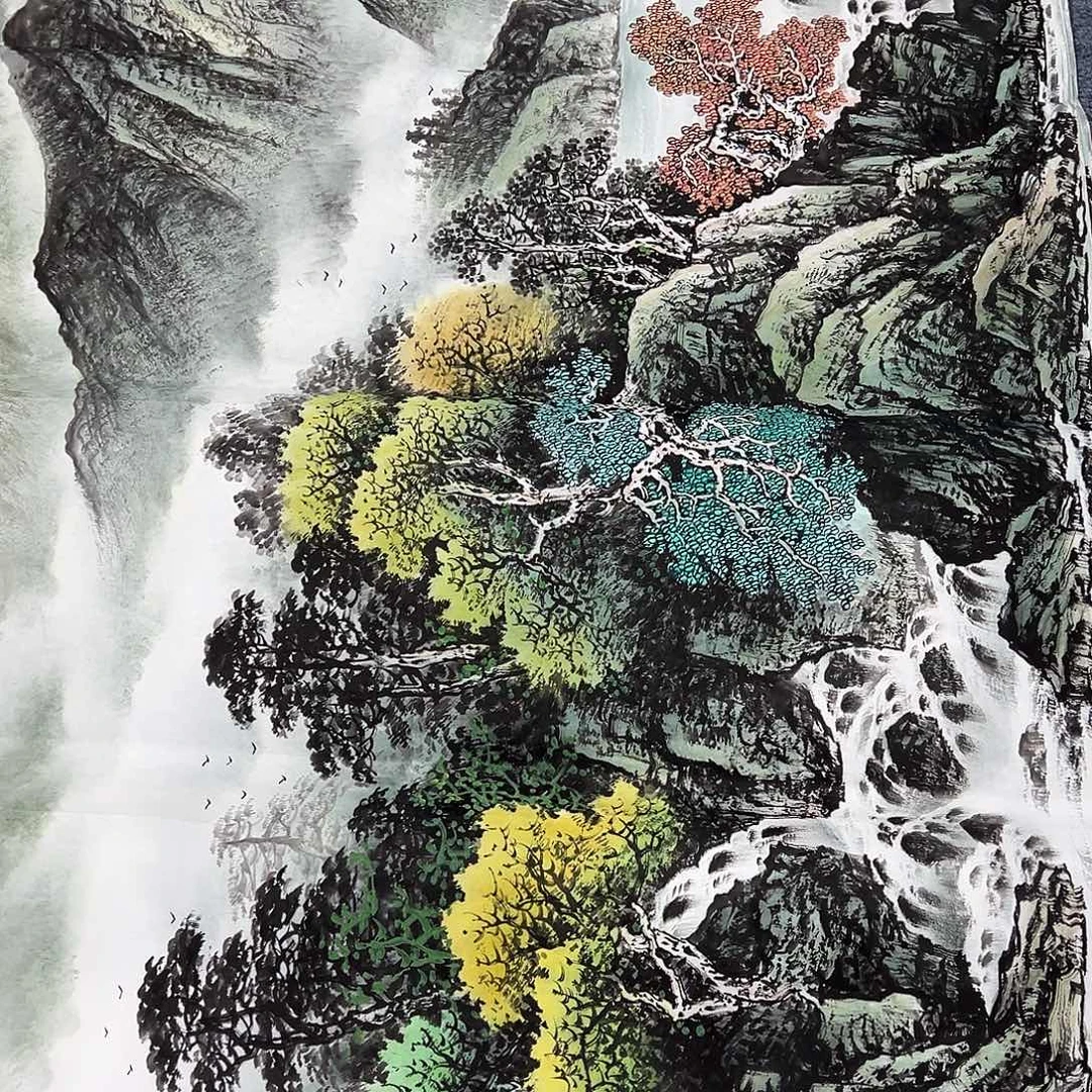国画纯手绘作品欣赏