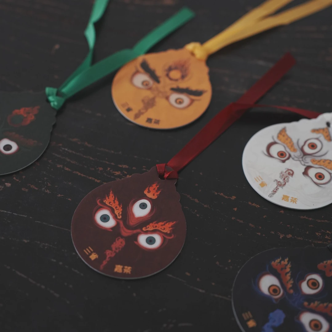 观一茶堂 | 三省嘉茶·五路财香氛挂件车挂香薰一套5片