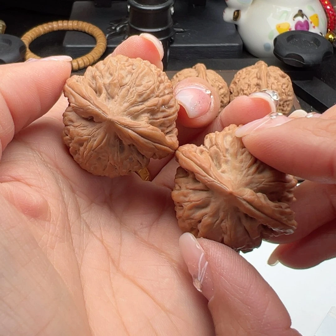 文玩核桃把件莲花35