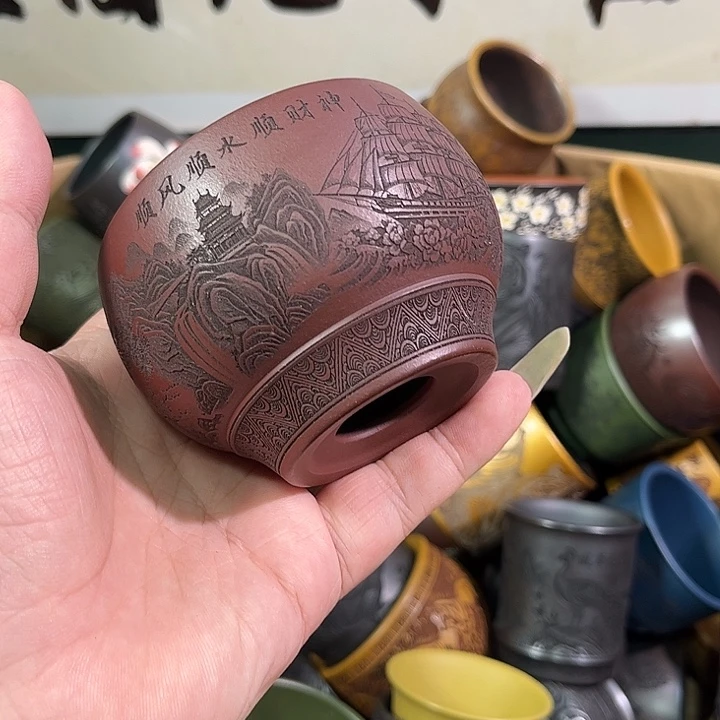 茶杯紫砂全手工紫砂主人杯