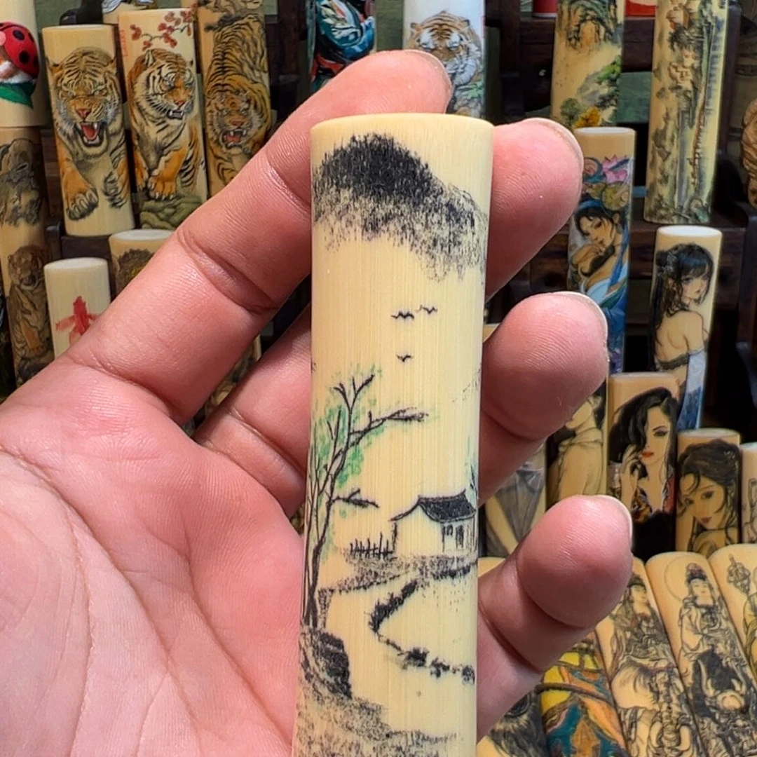 手工针刺福利山水
