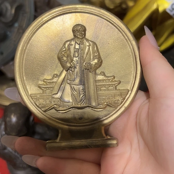 黄铜摆件，文房工艺品摆件