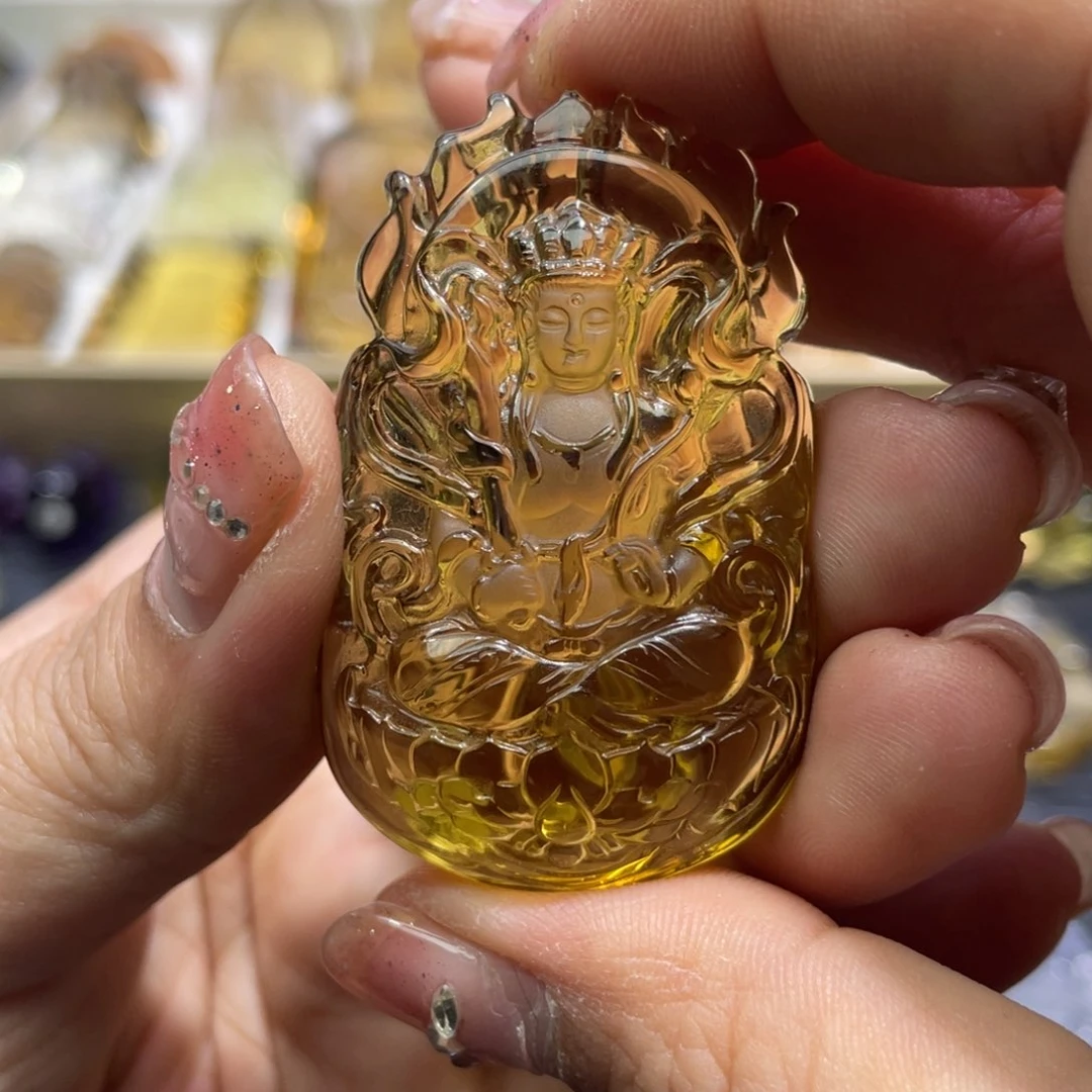 水晶颈饰未镶嵌定制