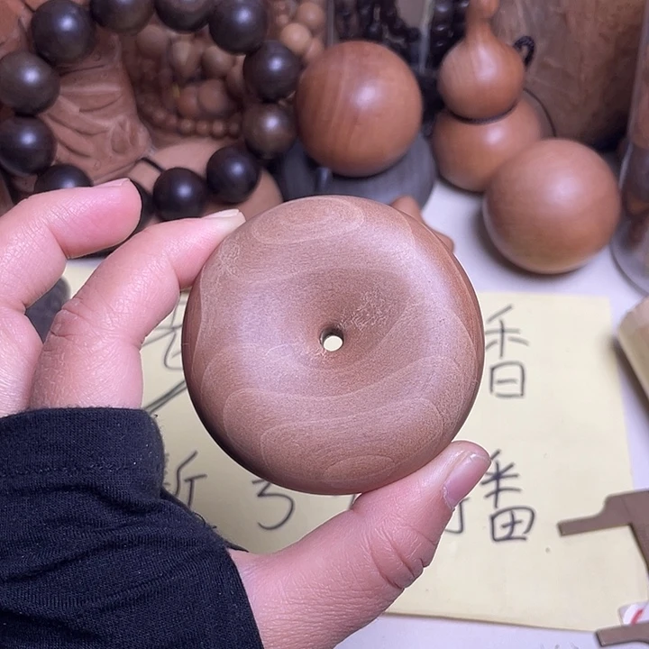 檀香木手串/手链老山檀香面包圈微暇