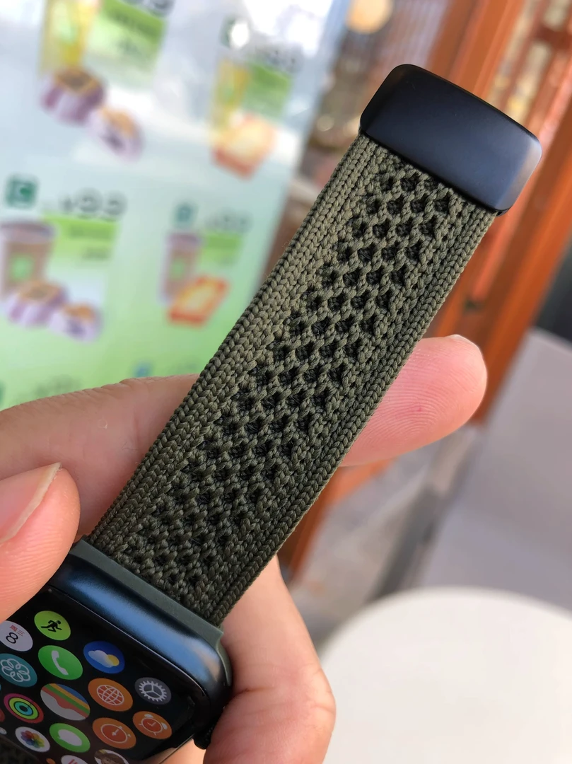 kakeband新款织物适用苹果手表applewatch表带磁吸Ultra秋冬尼龙