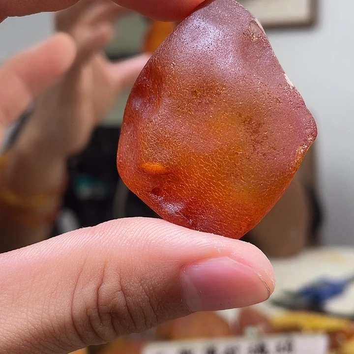 裸石琥珀未镶嵌吊坠