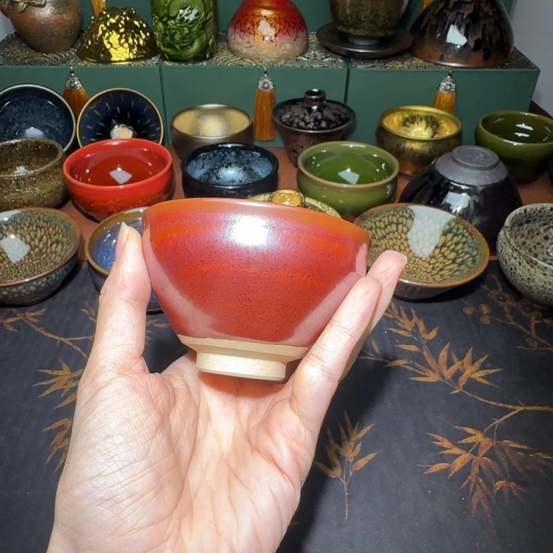 茶盏微瑕建盏，介意勿拍