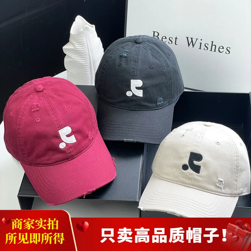 2025年秋冬季韩版复古ins帽子女潮流百搭显脸小情侣软顶棒球帽男