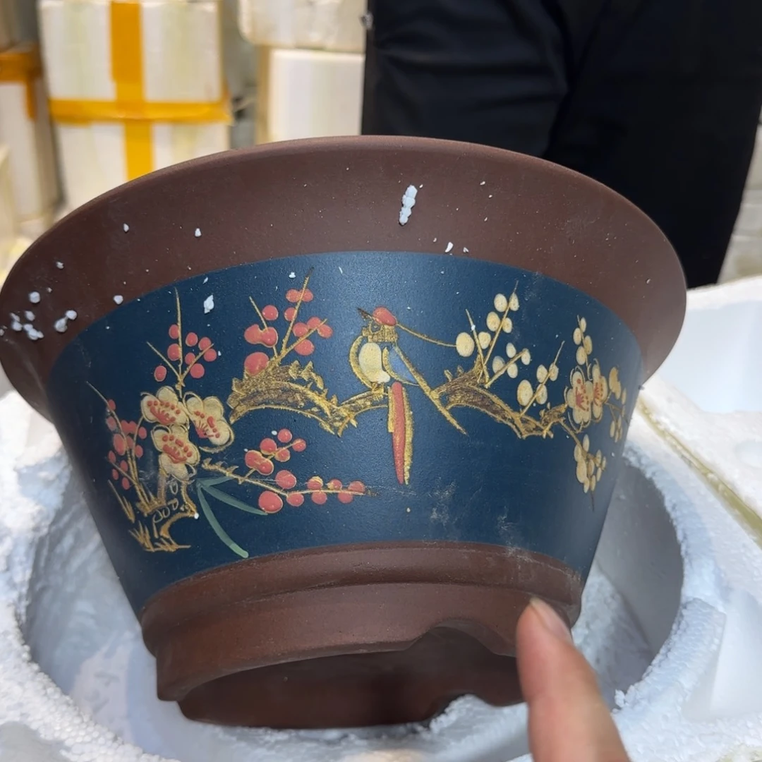 紫砂花盆口径30厘米