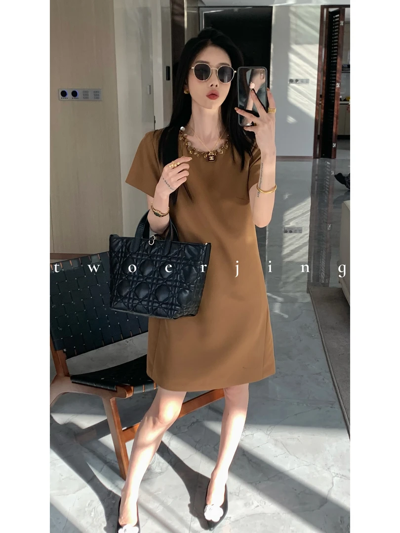 2025NEW//SS极简静奢（欧诺拉）自信能量拉满时尚宠儿连衣裙CX9822