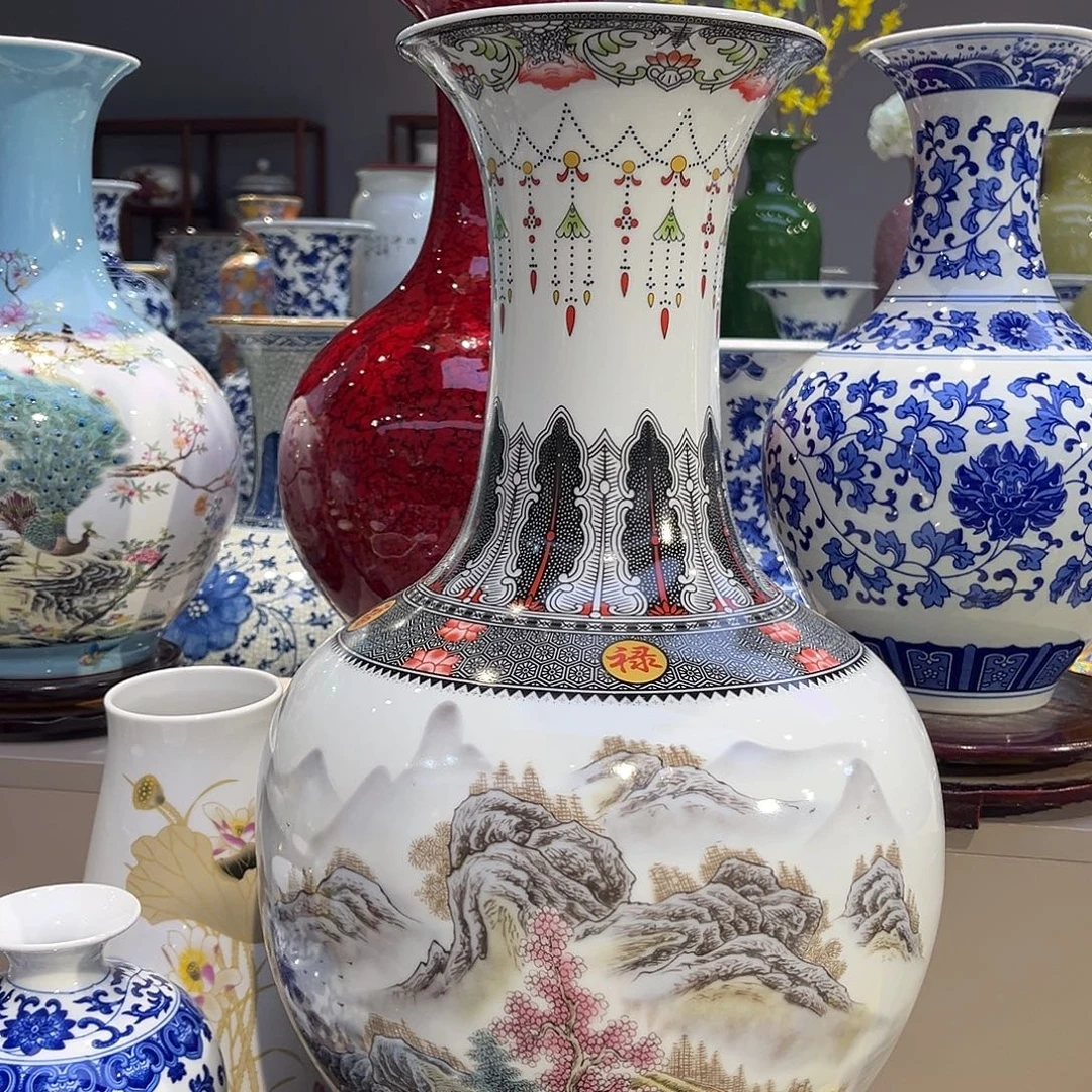 摆件陶景德镇陶瓷45厘米