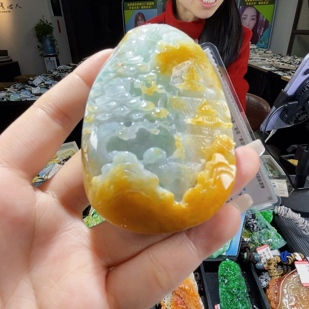 颈饰未镶嵌翡翠一